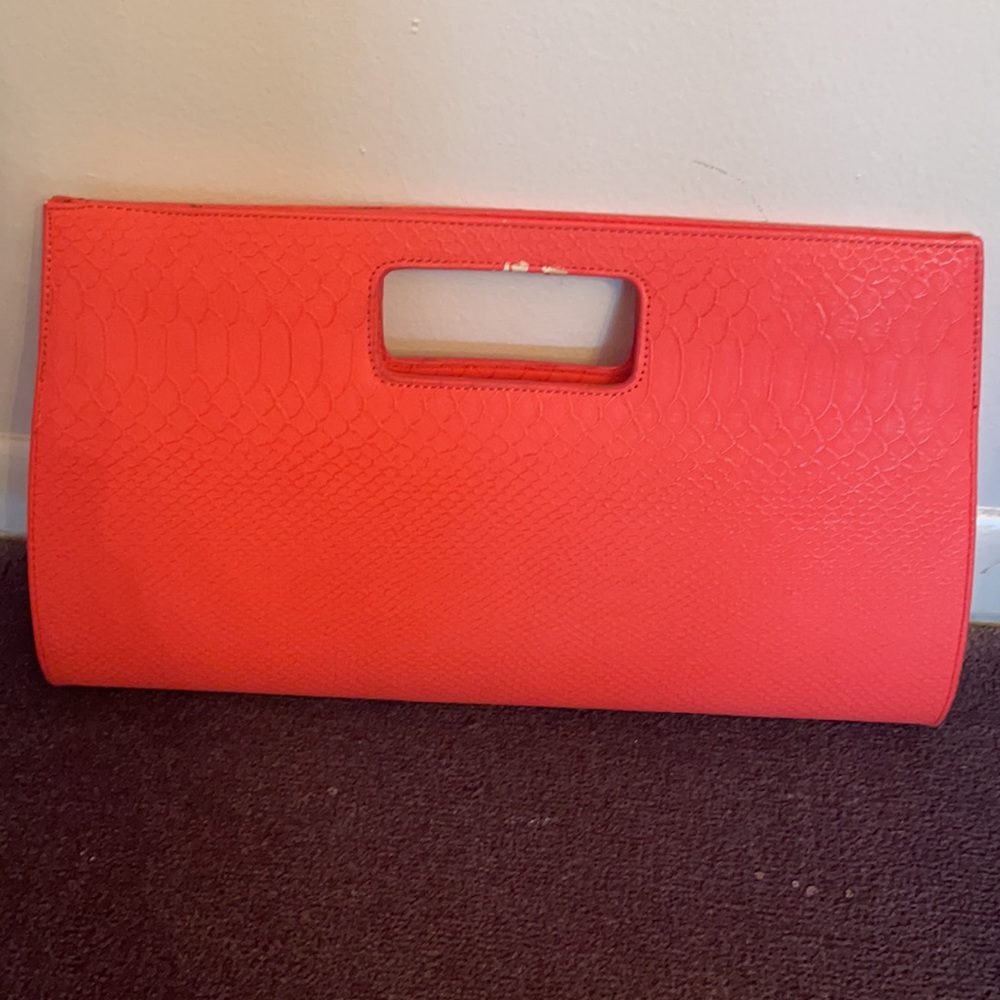 Large Orange Women’s Rectangular Cluth - image 3